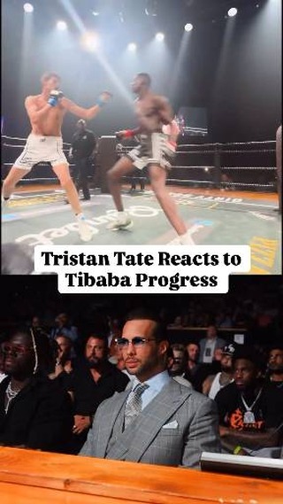 Tristan Tate ringside